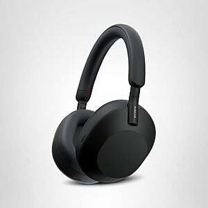 Amazon Prime Members: Sony WH-1000XM5 Premium Noise Canceling Headphones, Auto NC Optimizer, 30-Hour Battery, Alexa Voice Control, Black $198