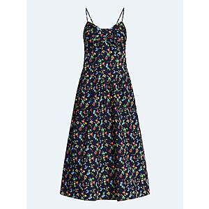 Free Assembly Women's Twist Front Sleeveless Maxi Dress with Drop Waist, Sizes XS-XXL $14.99