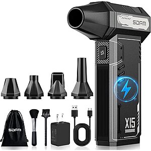 [Prime] SDFM 180,000 RPM Electric Air Duster w/ Brushless Motor & 3-Gear Adjustable Speed (X15) $28.49 + Free Shipping