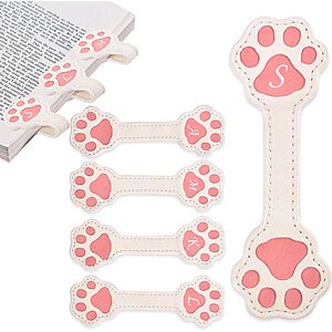 [Prime] Personalized Magnetic Leather Bookmark Cat Paw Shape (S) $1.11 + Free Shipping