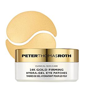 Peter Thomas Roth, 24K Gold Firming Hydra-Gel Eye Patches $52.50 - Amazon