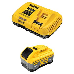Buy1 get 2: DEWALT 20 -Volt 1 -Pack Battery and Charger ( 8 Ah Lithium-ion ) | DCB2108C $289