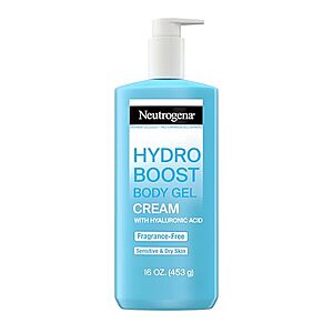 [Prime, SnS] $6.75* | 16-Oz Neutrogena Hydro Boost Body Moisturizing Gel Cream w/ Hyaluronic Acid at Amazon