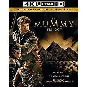 [Prime] $16.49 | The Mummy Trilogy (4K Ultra HD + Blu-ray + Digital 4K) & More at Amazon