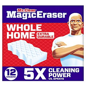 12-Ct Mr. Clean Whole Home Multi-Purpose Magic Erasers $8.36 w/ S&S + Free Shipping