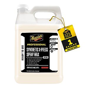 Prime, Meguiar's D15601 Synthetic X-Press Spray Wax -1 Gallon Container, $25.18