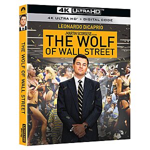 The Wolf of Wall Street [4K UHD + Digital $13.49 Amazon