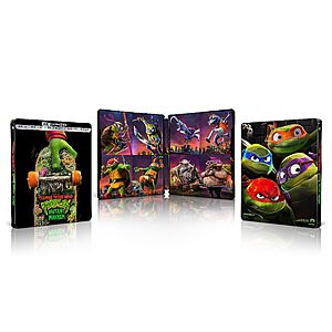 Teenage Mutant Ninja Turtles: Mutant Mayhem Steelbook [4K UHD] $19.99 Amazon