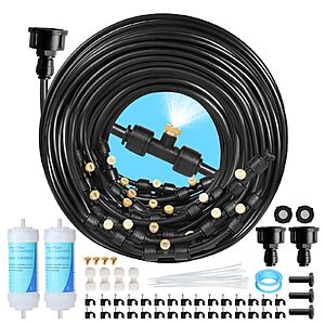 [Prime] 85Ft Eledom Cooling Misting Line w/ 26 Brass Mist Nozzles $12.45 + Free Shipping