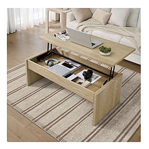 Whitlee Lift-Top Coffee Table, Natural $149.99 Free Shipping Costco.com