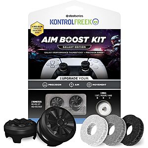 [Prime] KontrolFreek Aim Boost Kit w/ Performance Thumbsticks & Precision Rings (PS5/PS4) (Black Galaxy Edition) $16.49 + Free Shipping