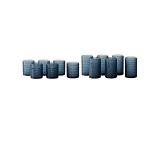 Jupiter by Fortessa DOF and Beverage Glass, Set of 12 $49.99 Blue, Clear or Pink Free Shipping Costco.com
