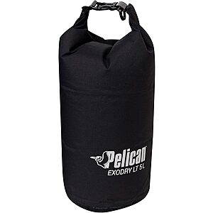 Prime Members: Pelican Sport ExoDry LT 5L Roll Top Waterproof Dry Bag (Black) $9.81 + Free Shipping