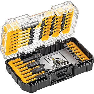 Prime Members: 40-Piece DEWALT FlexTorq Impact Ready Screwdriver Bit Set w/ Storage Case $18.33 + Free Shipping w/ Prime or on $35+