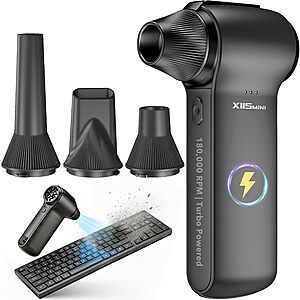 [Prime] HTAIER 180,000RPM Cordless Electric Air Duster w/ 3-Speed Turbo Fan $17.59 + Free Shipping