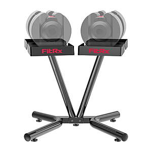 FitRx SmartRack Dumbbell Stand, Dumbbell Rack and Kettlebell Weight Rack Stand for Home Gym 220lb load  $70 FS @ Walmart