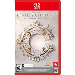 Sid Meier's Civilization® VII – Nintendo Switch 2 Edition (Code In Box) $24.97 + Free S&H w/ Prime or $35+