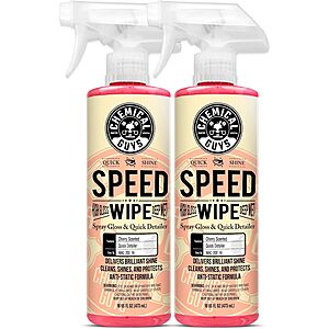 [Prime] 2-Pack 16-Ounce Chemical Guys Speed Wipe Spray Gloss & Quick Detailer (Cherry Scent) $13.16 + Free Shipping