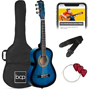 [Prime] 30" Best Choice Products Kids' Acoustic Guitar Beginner Starter Kit w/ Strap, Case & Strings (Various) $39.99 + Free Shipping