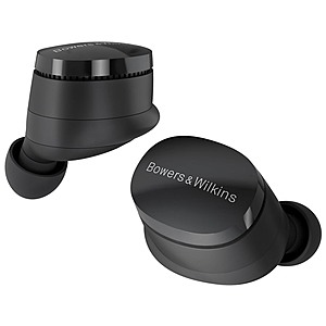 (NEW) Bowers & Wilkins Pi6 Wireless Earbuds with aptX Adaptive & 12mm Drivers, Bespoke Active Noise Cancelling, 3 Built-in Mics, 15-Min Quick Charging $79.99, or less