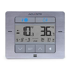 AcuRite Digital Wireless Fridge and Freezer Thermometer with Alarm $27.99