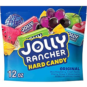 [AC] $3.39 | 12-Oz Jolly Rancher Original Fruit Flavored Hard Candy Bag at Amazon