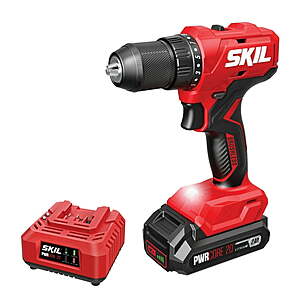 SKIL PWRCORE 20 Brushless 20V 1/2" Drill Driver w/ 2.0Ah Battery & Charger (DL6280B-10) $49.99 + Free Shipping