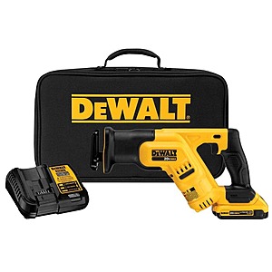 DeWalt 20-Volt MAX Lithium-Ion Cordless Compact Reciprocating Saw with (1) 20-Volt Battery 2.0 Ah and Charger $114