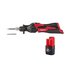 <o;wailee M12 12-Volt Lithium-Ion Cordless Soldering Iron with 2.0 Ah Compact Battery Pack $103