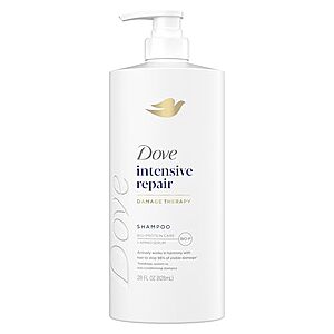 [Prime, SnS] $4.55 | 28-Oz Dove Shampoo Intensive Repair for Damaged Hair at Amazon