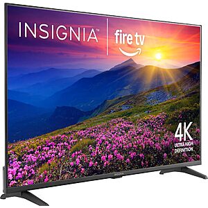 INSIGNIA 43" Class F50 Series LED 4K UHD Smart Fire TV, Voice Remote with Alexa $119.99