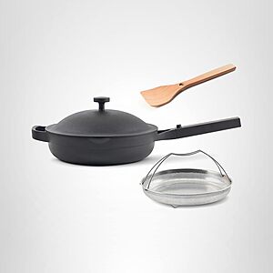 [Prime] 10.5" Our Place Always Pan 2.0 Ceramic Nonstick Pan w/ Modular Lid, Steamer Basket & Spatula (Char) $79.00 + Free Shipping
