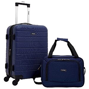 [Prime] 2-Piece (22"/ 15") Wrangler Smart Spinner Hardside Luggage Set, Navy Blue $43.06, Deep Depths $44.57 $43.06 + Free Shipping