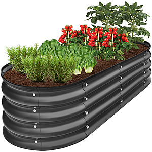 4' x 2' x 1' Best Choice Oval Raised Metal Garden Bed (Various) from  $25.05 + Free S&H w/ Walmart+ or on $35+