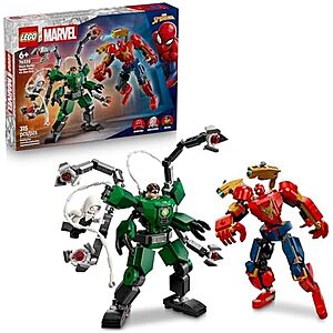 $23.99 | 315-Piece LEGO Marvel Super Heroes: Spider-Man - Mech Battle: Spider-Man vs. Doc Ock (76338, 2026) at Amazon