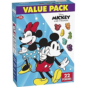 [SnS, AC] $27.92 | 8 × 22-Count Betty Crocker Disney Mickey and Friends Fruit Flavored Snacks (Assorted Fruit) ($3.49 each) at Amazon