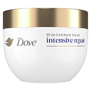 [Prime, SnS] $5.12 | 9.2-Oz Dove Hair Intensive Repair 10in1 Serum Mask for Damaged Hair at Amazon