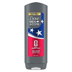 TARGET PICK UP today only!  4 x Dove Men+Care FIFA Limited Edition Body Wash - All Star Comfort - 18 fl oz:  $14.75ac get $5 Target GC