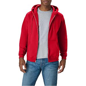 [Prime] Hanes Ecosmart Men's Full-Zip Hoodie (Maroon or Deep Red) $8.91 + Free Shipping