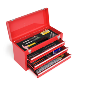 Costway Portable 3-Drawer Tool Chest Box $51 + Free Shipping
