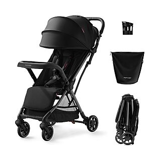 Momcozy ClickGo Lightweight Stroller, Compact Travel Stroller for Airplane with One-Click Fold, Baby Strollers and Toddler Stroller with Large Canopy $227