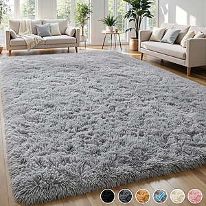 9ft x 12ft Nefoso Shag Area Rug $60 + Free S/H
