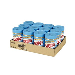 [Prime, SnS] $20.39 | 12-Pack 16.3-Oz SKIPPY Peanut Butter (Creamy) at Amazon ($1.70 each)