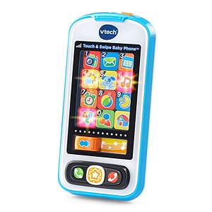 VTech Touch and Swipe Baby Phone, Blue $7.38 + Free S&H w/ Prime or $35+
