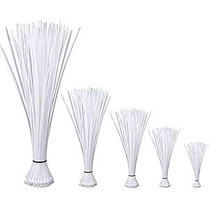 500-Piece (4"/6"/8"/10"/12") NewMainOne Self Locking Nylon Cable Zip Ties (White) $6.99 + Free Shipping w/ Prime or on $35+