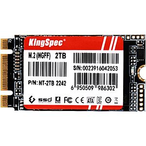 Amazon: KingSpec 2TB M.2 SATA 2242 SSD NOT for NVMe Slots $185.99