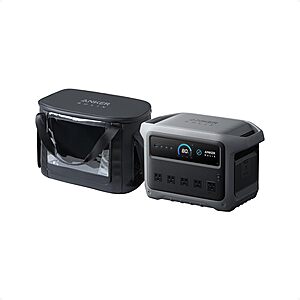 Prime Members: Anker SOLIX C1000 Gen 2 1024Wh Portable Power Station w/ Water-Resistant Bag $479.99