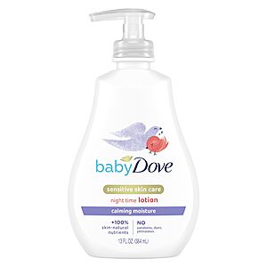 [S&S]13 oz Baby Dove Sensitive Skin Care Baby Lotion $4.04 + Free S&H w/ Prime or $35+