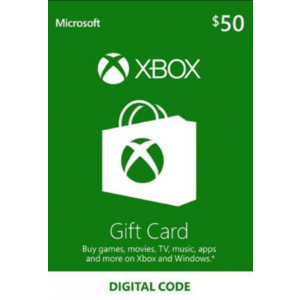 $50 Xbox Gift Card (digital delivery) for $43.49