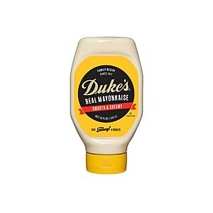 $3.55: Duke's Real Mayonnaise Squeeze Bottle, Original Smooth & Creamy Taste, 18 Ounce